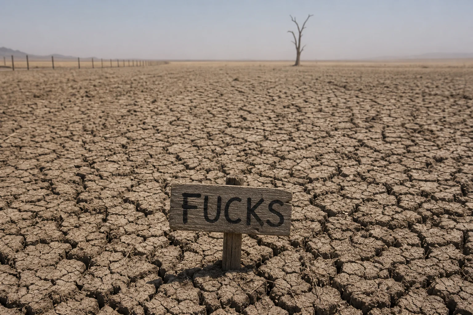 Behold My Field of Fucks Is Barren